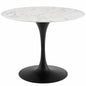 Lippa 40" Round Faux Marble Dining Table by Modway