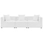 Saybrook 3-Piece Outdoor Patio Upholstered Sectional Sofa by Modway