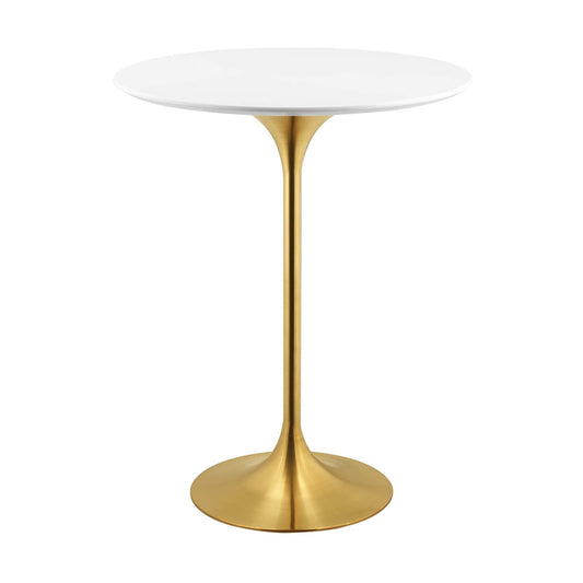 Lippa 28" Round Wood Bar Table by Modway