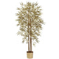 5' Golden Bamboo Tree With 880 Lvs 5395 By Nearly Natural
