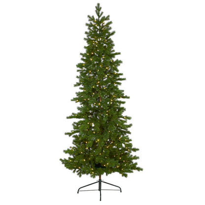 7.5' Big Sky Spruce Artificial Christmas Tree w/300 Clear Warm LED Lights