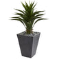 Agave Artificial Plant in Slate Finished Planter