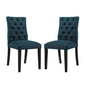 Duchess Fabric Dining Chair Set of 2 by Modway