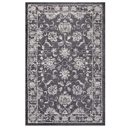 Kazia Distressed Floral Lattice 8x10 Area Rug by Modway