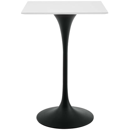 Lippa 28" Square Wood Bar Table by Modway