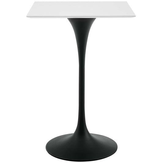 Lippa 28" Square Wood Bar Table by Modway