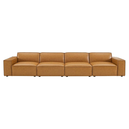 Restore 4-Piece Vegan Leather Sofa by Modway
