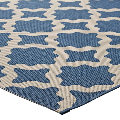 Cerelia Moroccan Trellis Indoor and Outdoor 8x10 Area Rug by Modway