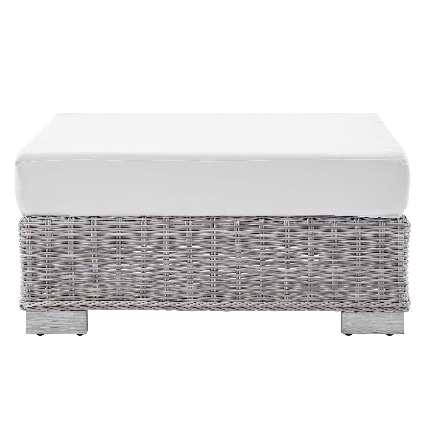 Conway Sunbrella¨ Outdoor Patio Wicker Rattan Ottoman by Modway