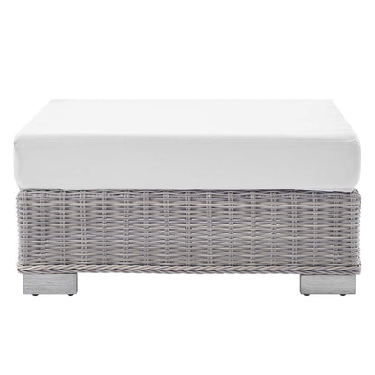 Conway Sunbrella¨ Outdoor Patio Wicker Rattan Ottoman by Modway