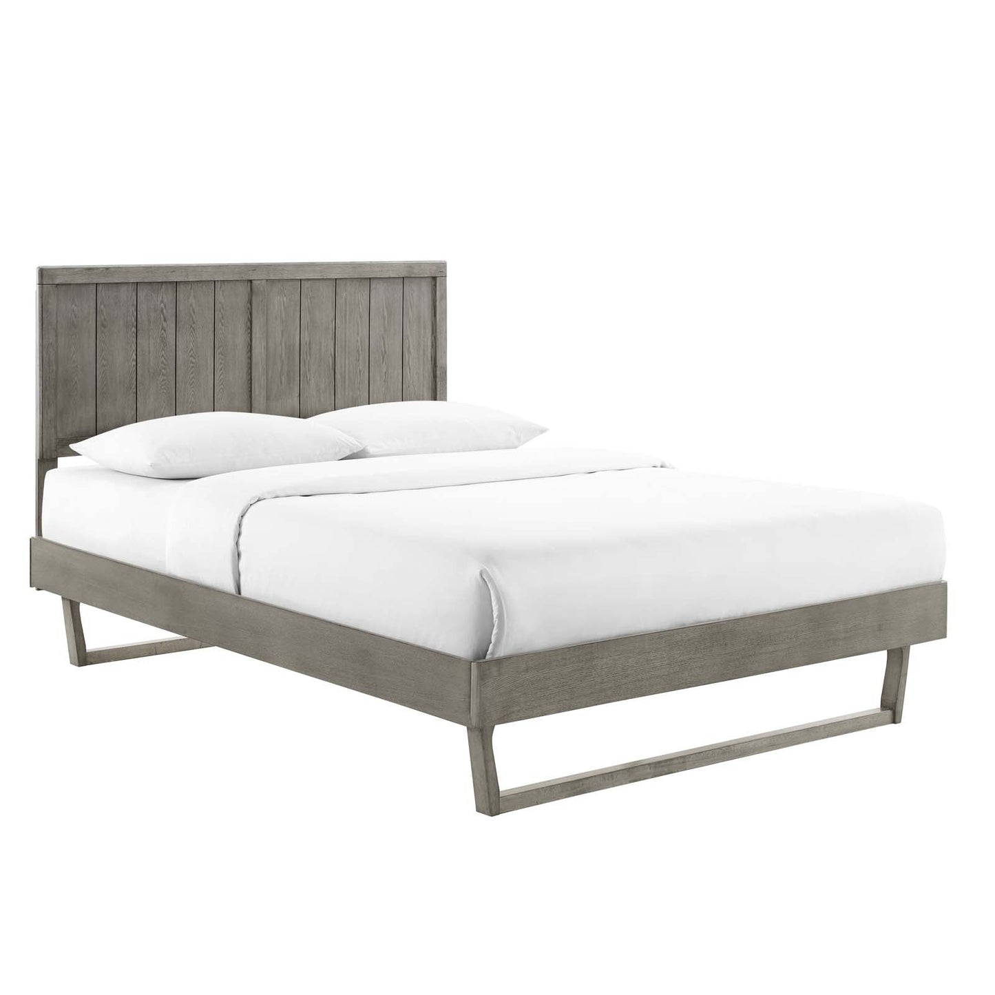 Alana Wood Full Platform Bed With Angular Frame by Modway