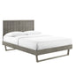 Alana Wood Full Platform Bed With Angular Frame by Modway