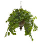 34"  London Ivy Artificial Plant in Hanging Bowl (Real Touch)