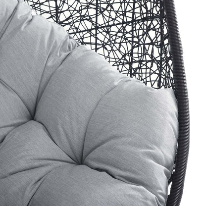 Encase Sunbrella¨ Fabric Swing Outdoor Patio Lounge Chair Without Stand by Modway