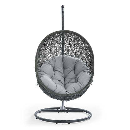 Hide Outdoor Patio Sunbrella¨ Swing Chair With Stand by Modway