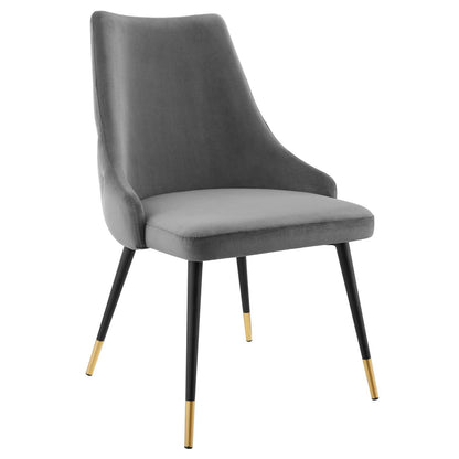 Adorn Performance Velvet Dining Side Chair Set of 2 by Modway