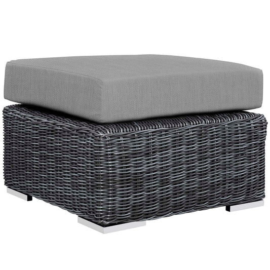 Summon Outdoor Patio Sunbrella¨ Ottoman by Modway