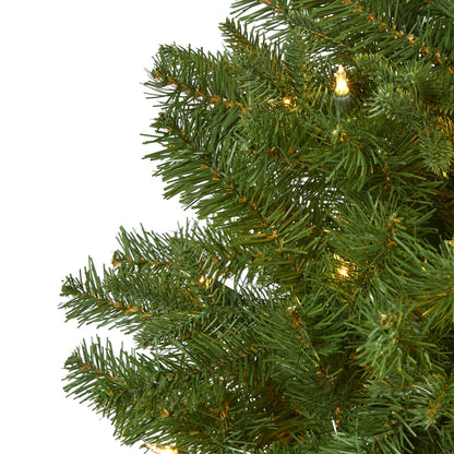 5' Vancouver Spruce Artificial Christmas Tree with 200 Warm White Lights