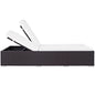 Convene Double Outdoor Patio Chaise by Modway