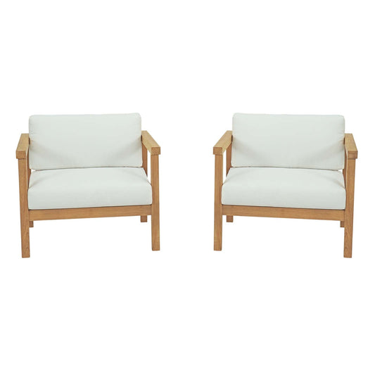 Bayport 2 Piece Outdoor Patio Teak Set by Modway