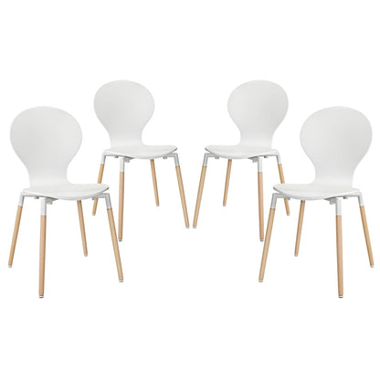 Path Dining Chair Set of 4 by Modway