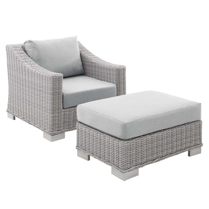 Conway Sunbrella¨ Outdoor Patio Wicker Rattan 2-Pi