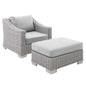 Conway Sunbrella¨ Outdoor Patio Wicker Rattan 2-Pi