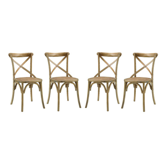 Gear Dining Side Chair Set of 4 by Modway