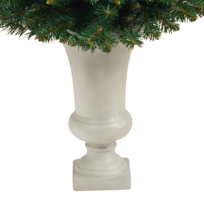 3.5' Northern Rocky Spruce Artificial Christmas Tree w/ 50 Clear Lights