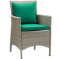 Conduit Outdoor Patio Wicker Rattan Dining Armchair by Modway