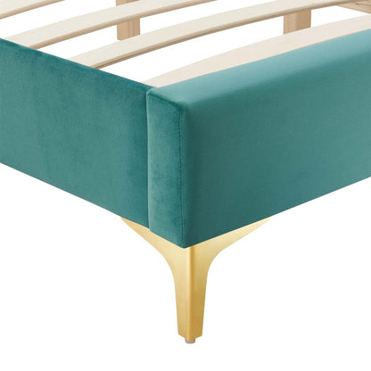 Sutton Performance Velvet King Bed Frame by Modway