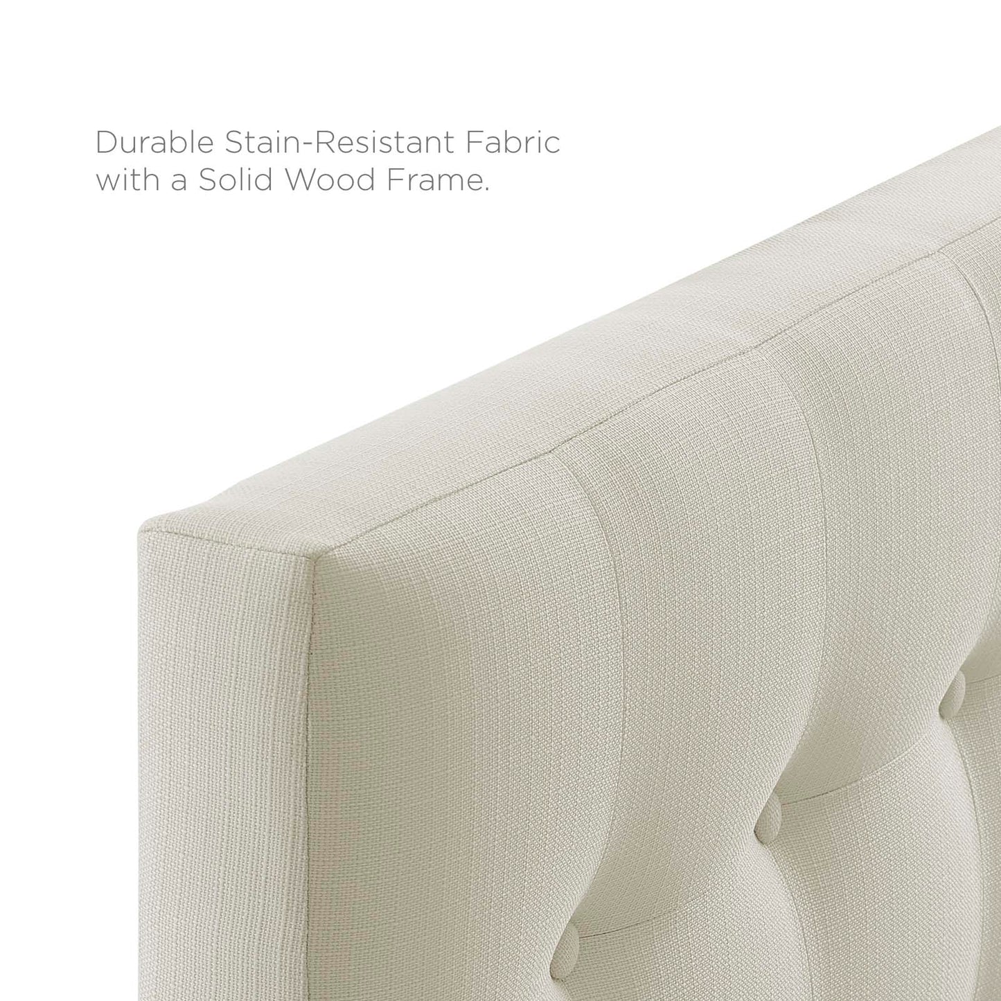 Emily Upholstered Fabric Twin Headboard by Modway