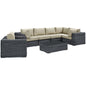 Summon 7 Piece Outdoor Patio Sunbrella¨ Sectional Set by Modway