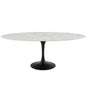 Lippa 78" Oval Faux Marble Dining Table by Modway