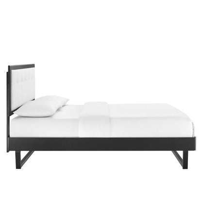 Willow Wood Full Platform Bed With Angular Frame by Modway