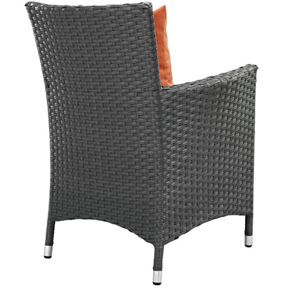 Sojourn 4 Piece Outdoor Patio Sunbrella¨ Dining Set by Modway