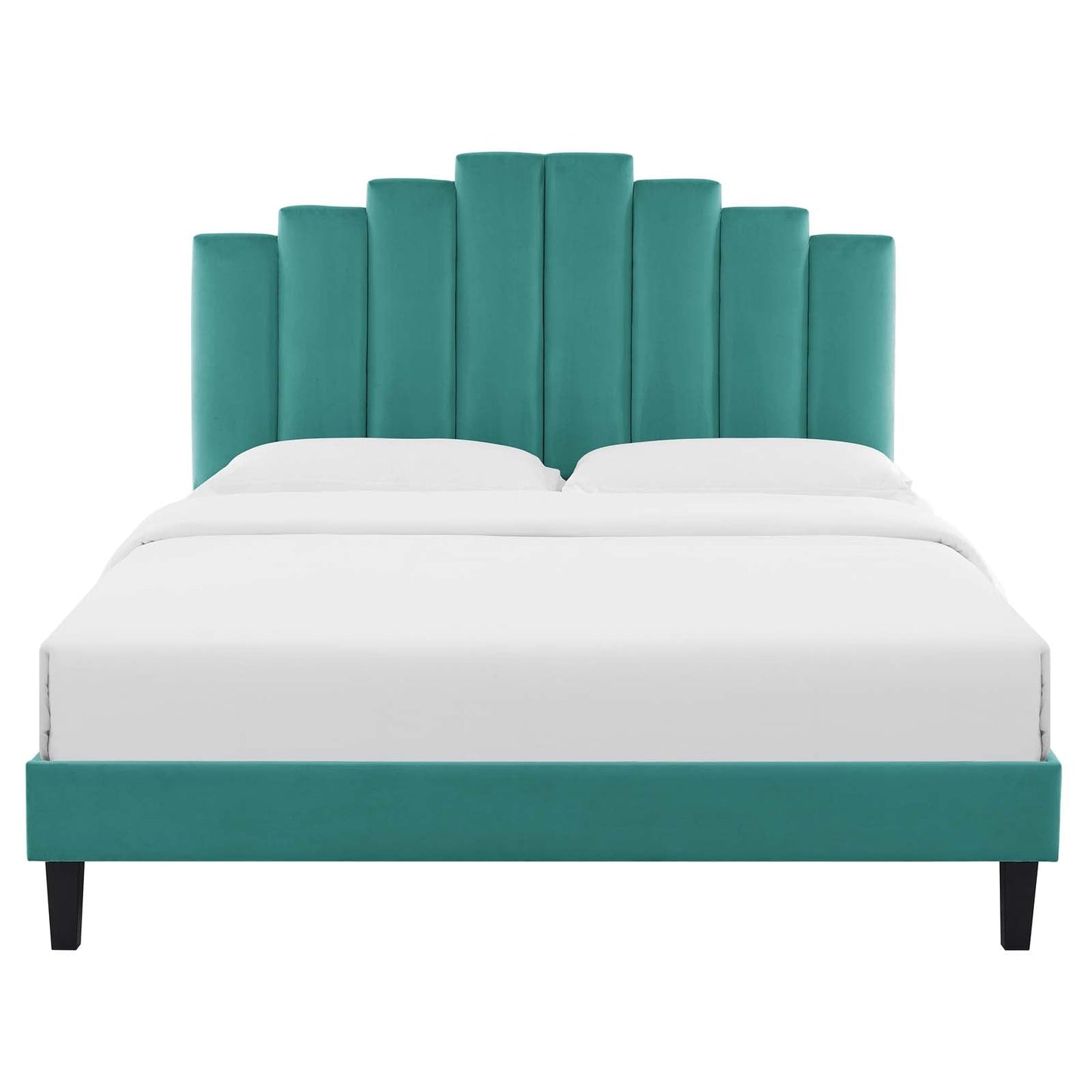 Elise Performance Velvet King Platform Bed by Modway