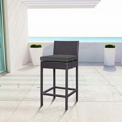 Convene Outdoor Patio Fabric Bar Stool by Modway