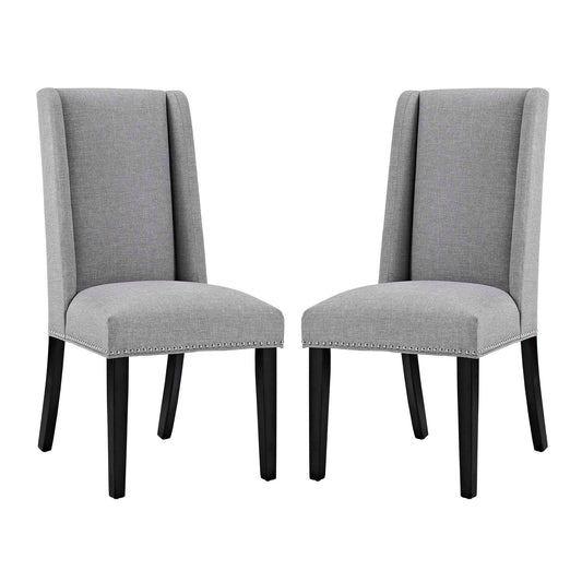 Baron Fabric Dining Chair Set of 2 by Modway