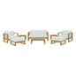 Upland 8 Piece Outdoor Patio Teak Set by Modway