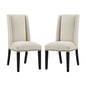 Baron Fabric Dining Chair Set of 2 by Modway