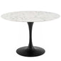 Lippa 48" Round Faux Marble Dining Table by Modway