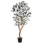 5' Dogwood Silk Tree 5019 By Nearly Natural