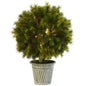 18"  Pine Ball in Iron Top