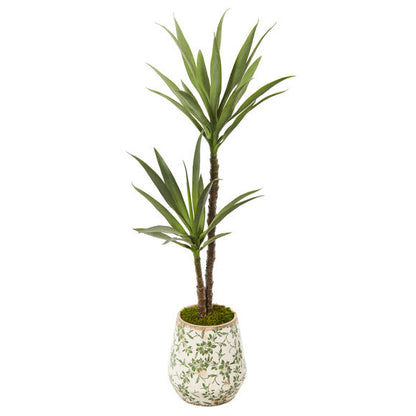 52" Yucca Artificial Plant in Floral Planter