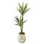 52" Yucca Artificial Plant in Floral Planter