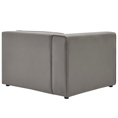 Mingle 2-Piece Vegan Leather Sectional Sofa Loveseat by Modway