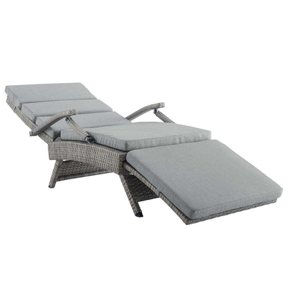Envisage Chaise Outdoor Patio Wicker Rattan Lounge Chair by Modway