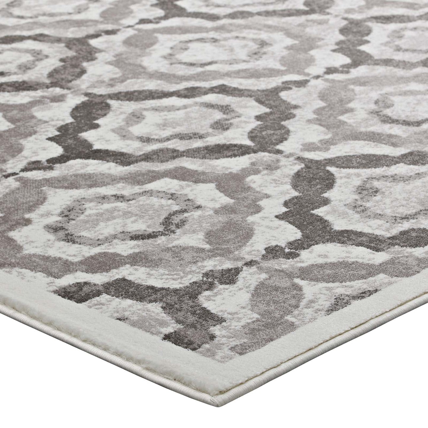 Kalinda Rustic Vintage Moroccan Trellis 8x10 Area Rug by Modway