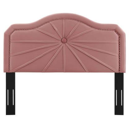 Kristin Pleated Performance Velvet King/California King Headboard by Modway